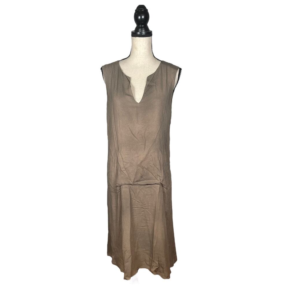 UMA Racquel Davidowicz Jeniffer Ombre Brown Midi Dress      Size: 42 / M